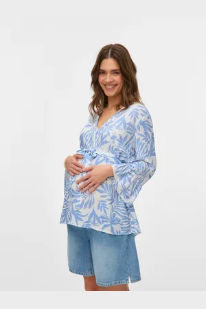 Mama;licious Locker Geschnitten V-ausschnitt Top