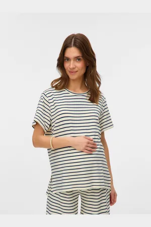 Mama;licious Normal Geschnitten Rundhals Top