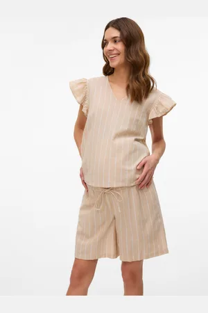 Mama;licious Normal Geschnitten Mid Rise Shorts