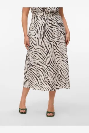 VERO MODA Vmcdora Mittlere Taille Langer Rock