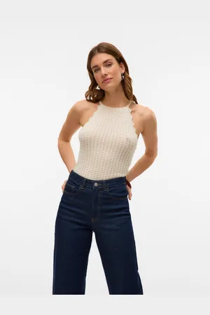 VERO MODA Awpanama Gestricktes Oberteil
