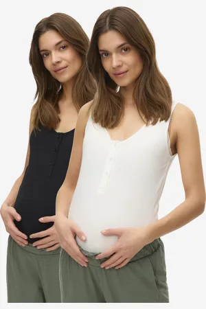 Mama;licious Eng Anliegend U-ausschnitt Tank-top