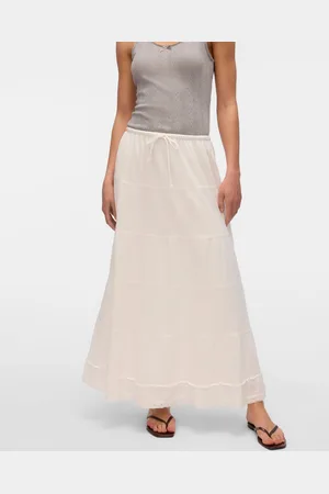 VERO MODA Vmclementine Hohe Taille Langer Rock