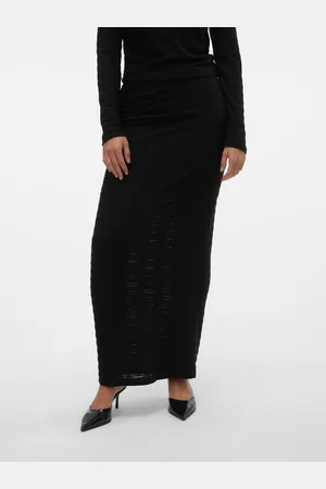 VERO MODA Vmlala Hohe Taille Langer Rock