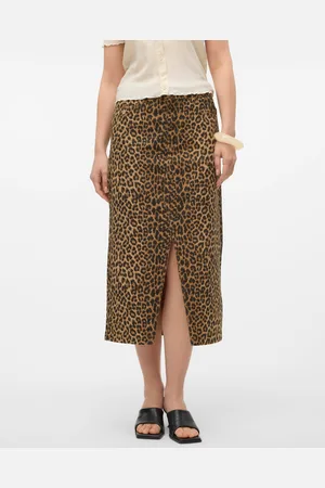 VERO MODA Vmveri Hohe Taille Langer Rock