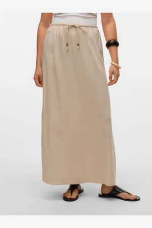 VERO MODA Vmmymilo Mittlere Taille Langer Rock