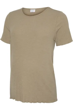 Mama;licious Normal Geschnitten Rundhals Top