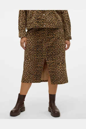 VERO MODA Vmcveri Hohe Taille Langer Rock