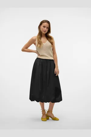 VERO MODA Vmfriba Hohe Taille Langer Rock