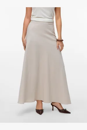 VERO MODA Vmjessica Hohe Taille Langer Rock