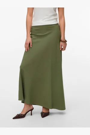 VERO MODA Vmjessica Hohe Taille Langer Rock
