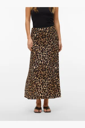VERO MODA Vmalba Mittlere Taille Langer Rock