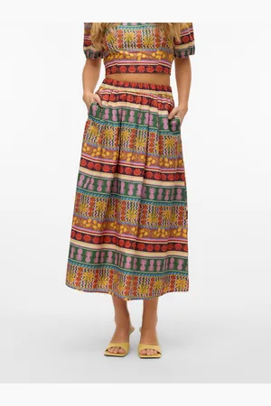 VERO MODA Vmtruely Hohe Taille Langer Rock