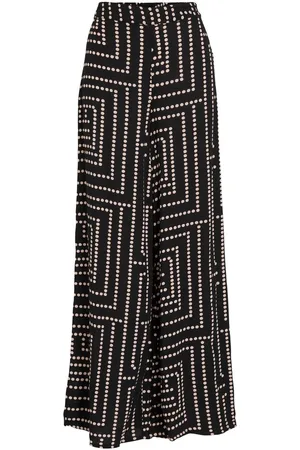 VILA Vifrelli High Waist Hose Mit Weitem Bein