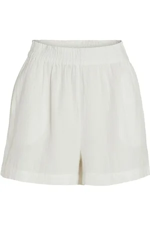 VILA High Waist Baumwoll Shorts