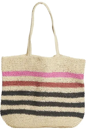 VILA Gestreifte Shopper Tasche