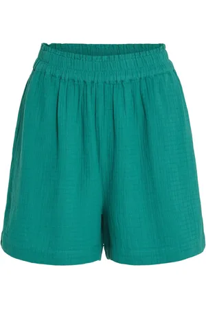 VILA High Waist Baumwoll Shorts