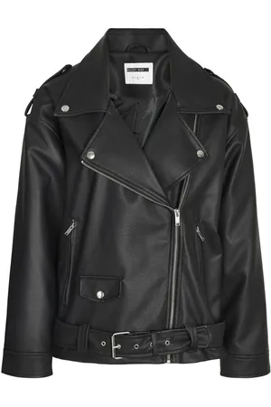 Noisy May Oversize Kunstlederjacke