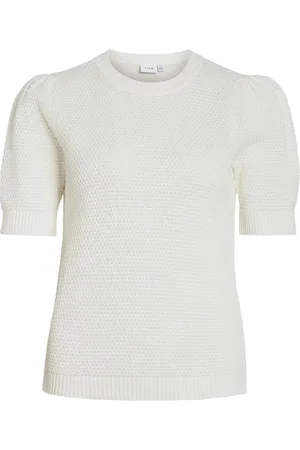 VILA Kurzärmeliges Strickoberteil