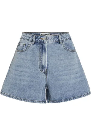 VILA High Waist Jeansshorts
