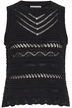 VILA Ärmellos Stricktop