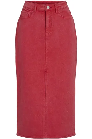VILA Denim Midirock