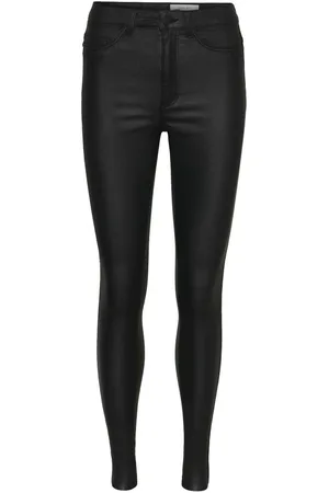 Noisy May Beschichtete Nmcallie High Waist Skinny Fit Jeans