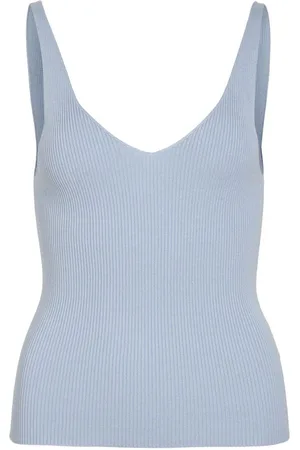 VILA Ärmellos Stricktop