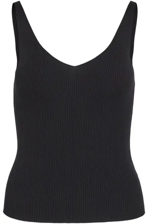 VILA Ärmellos Stricktop