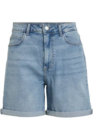VILA High Waist Jeansshorts