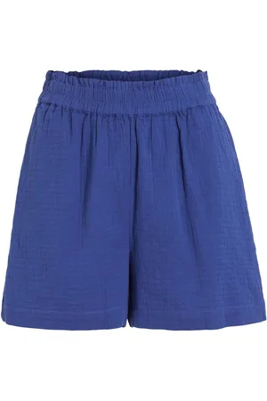 VILA High Waist Baumwoll Shorts
