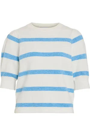 VILA Gestreiftes Stricktop