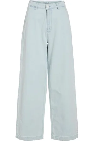 VILA High Waist Jeans Mit Weitem Bein