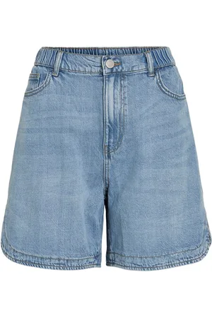 VILA High Waist Jeansshorts