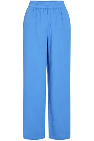 VILA Nia High Waist Hose Mit Weitem Bein