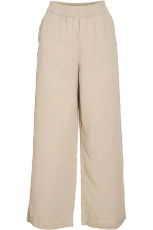 VILA Nia High Waist Hose Mit Weitem Bein
