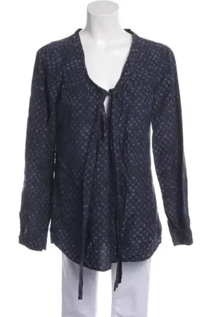 0039 Italy Bluse S Navy
