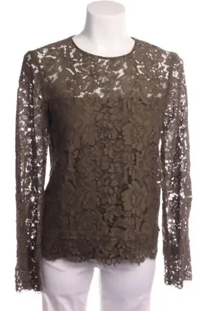 Diane von Furstenberg Bluse 36 Dunkelgrün