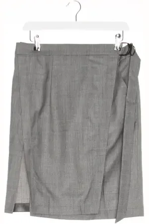 LOUIS VUITTON Wollrock 38 Hellgrau