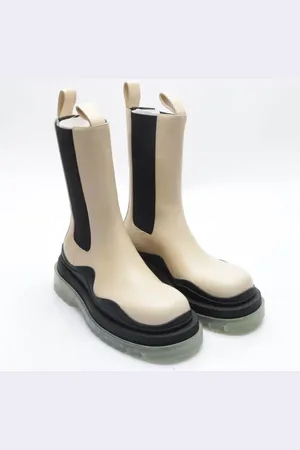 Bottega Veneta Tire Chelsea Chelsea Boots EUR 38,5 Beige