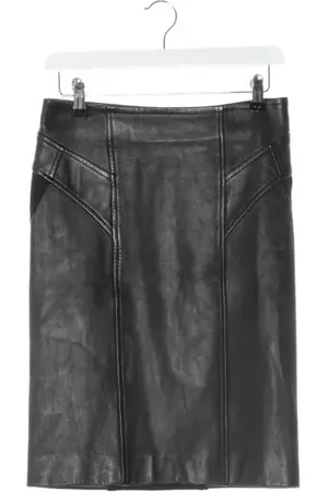 Diane von Furstenberg Lederrock 34 Dunkelbraun