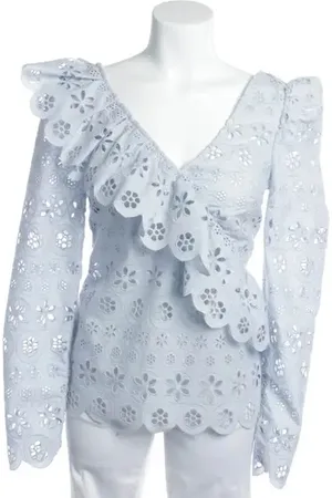 Self-Portrait Bluse 32 Hellblau