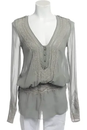 Patrizia Pepe Seidenbluse 34 Dunkelgrün