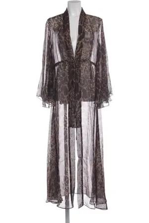 ALEXANDRA MIRO Seidenkleid M Dunkelbraun