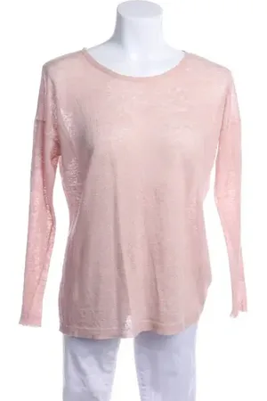 DELICATE LOVE Leinenpullover S Hellrosa