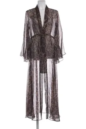 ALEXANDRA MIRO Seidenkleid M Dunkelbraun