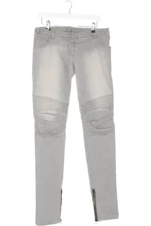 Balmain Jeans Straight Fit 42 Hellgrau