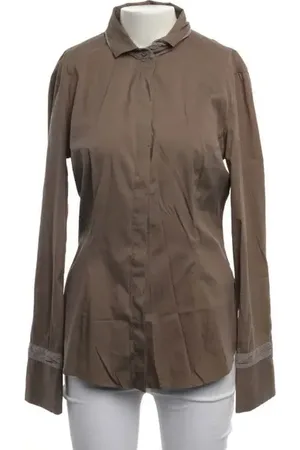 Brunello Cucinelli Bluse L Dunkelgrün