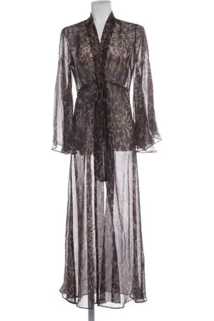 ALEXANDRA MIRO Seidenkleid S Dunkelbraun