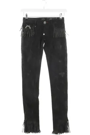 Philipp Plein Slim Fit Jeans W25 Anthrazit